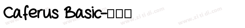 Caferus Basic字体转换